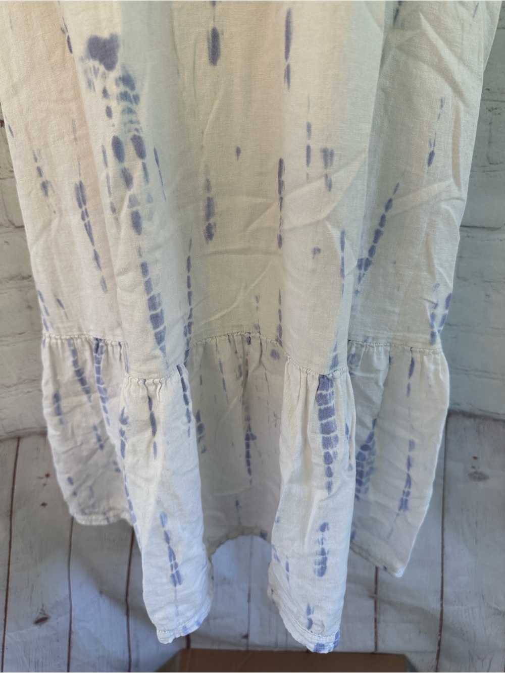 Rails Delilah Cloud Tie-Dye Midi Sundress linen blend size M - Picture 6 of 10